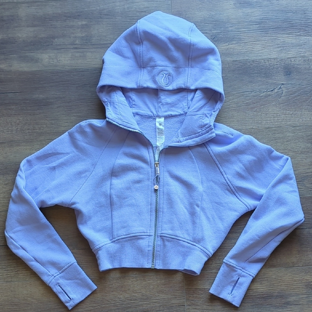 Lululemon Scuba Full-Zip Cropped Hoodie